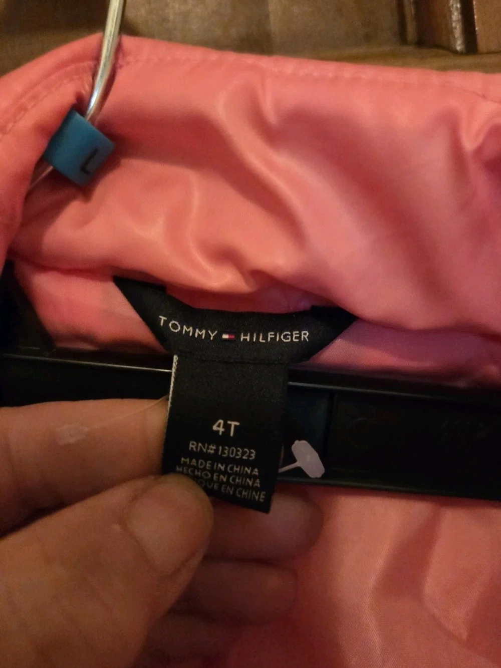Tommy Hilfiger Coral Pink Quilted Puffer Vest